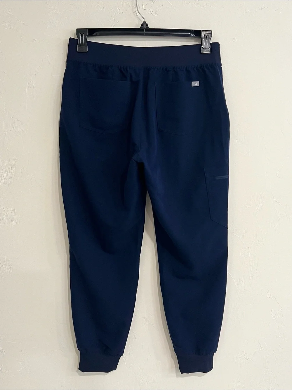 Figs Zamora Navy Blue Scrub Pants Size Medium Petite Healthcare Nurse Medical - Picture 4 of 6